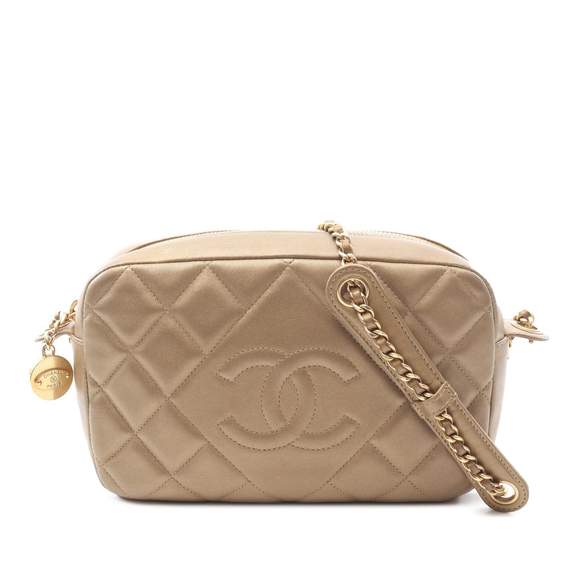 Pre-Loved Chanel CC Quilted Lambskin Camera Crossbody - Picture 1 of 12